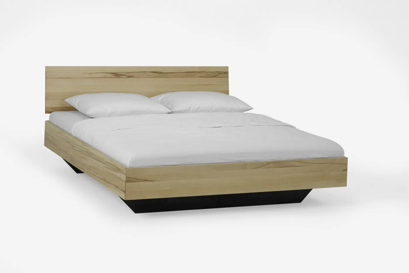 Holzbett massiv Clover | Kernbuche geölt | 180x210
