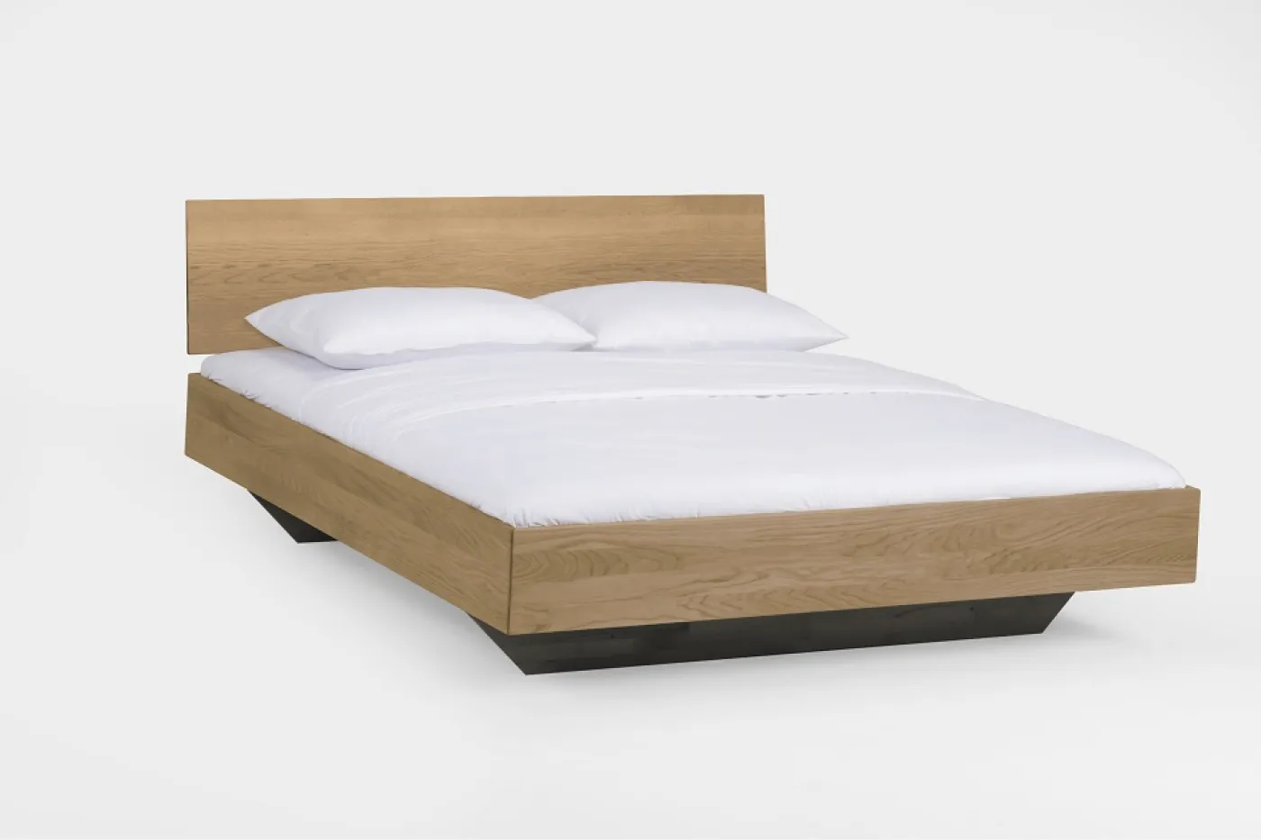 Holzbett massiv Clover | Wildeiche Honig geölt | 180x210