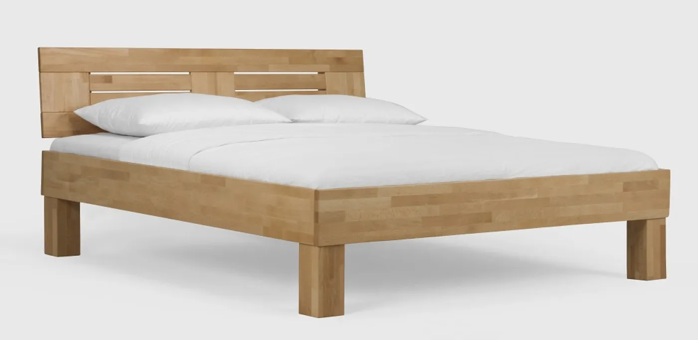 Holzbett massiv Daisy | Buche lackiert | 100x190 | Kopfteil 3