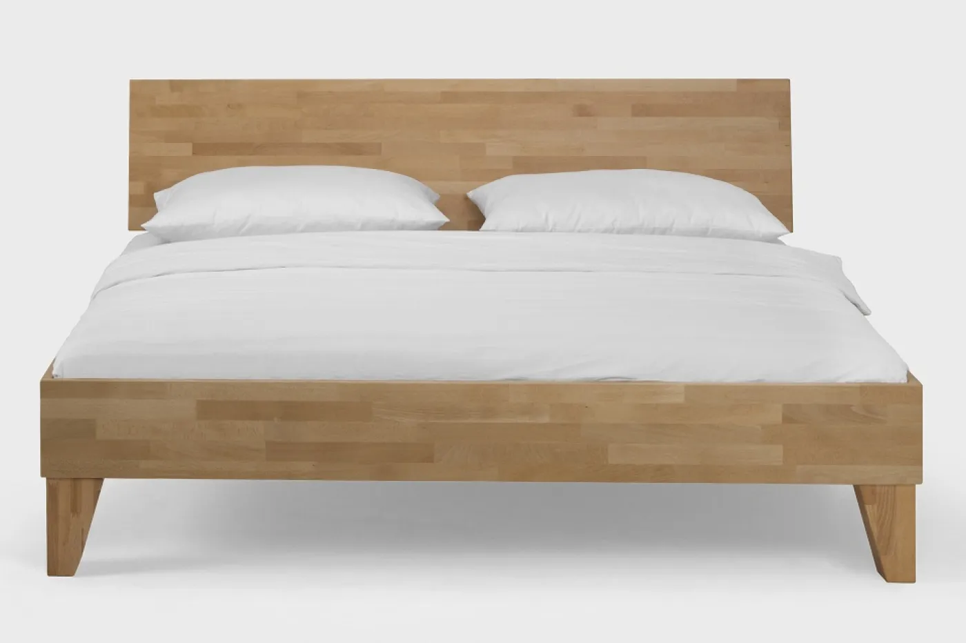 Holzbett massiv Daisy | Buche lackiert | 120x200 | Kopfteil 2