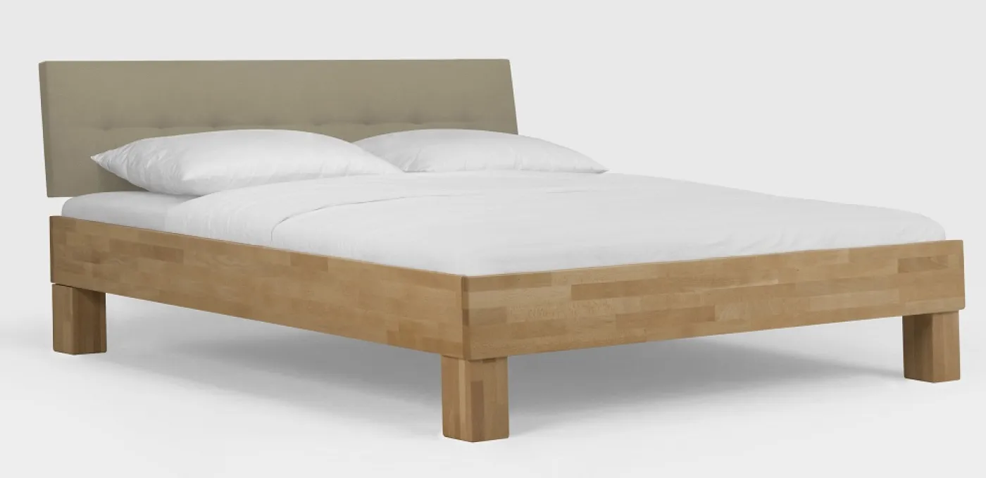 Holzbett massiv Daisy | Buche lackiert | 90x220 | Kopfteil 4