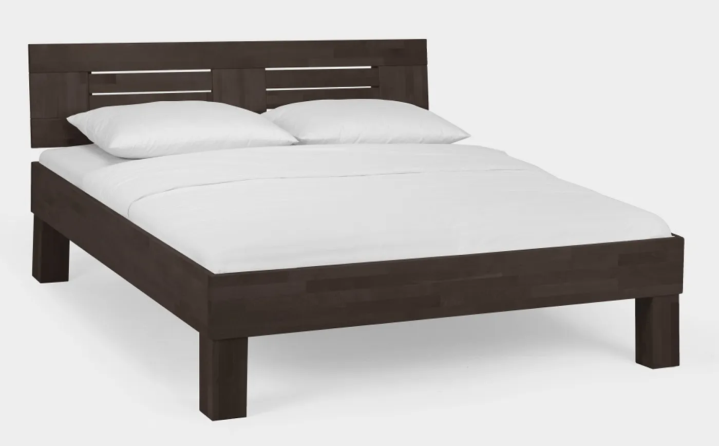 Holzbett massiv Daisy | Buche wenge lackiert | 140x190 | Kopfteil 3