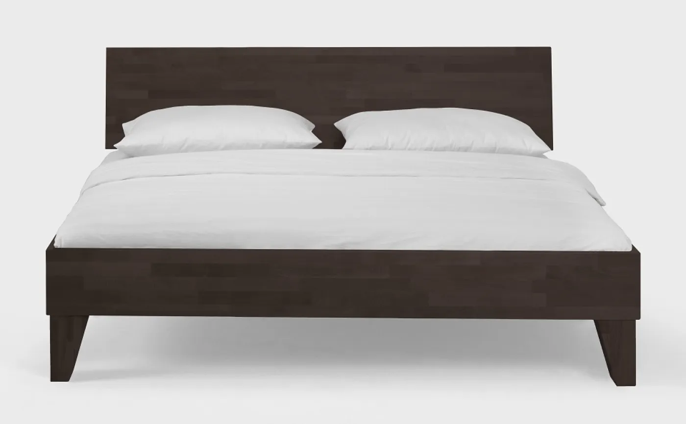 Holzbett massiv Daisy | Buche wenge lackiert | 160x200 | Kopfteil 2
