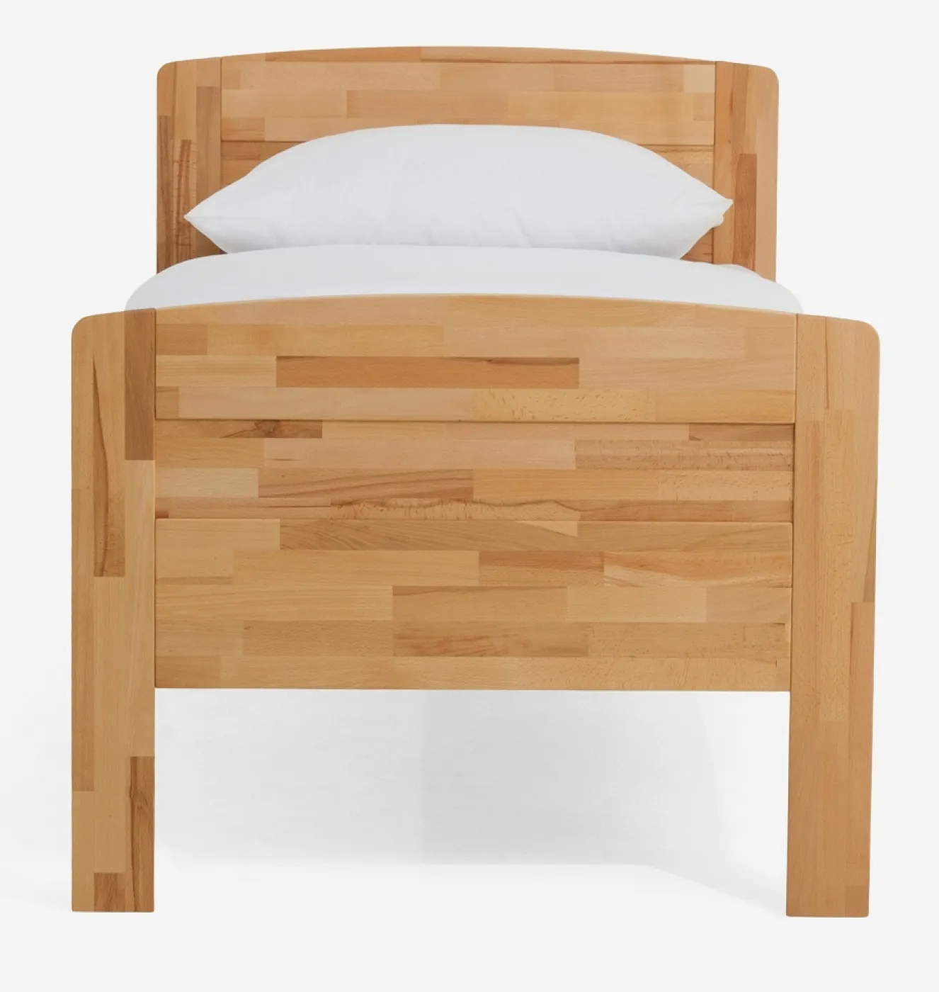 Holzbett massiv Jasmine | Kernbuche geölt | verschiedene Größen