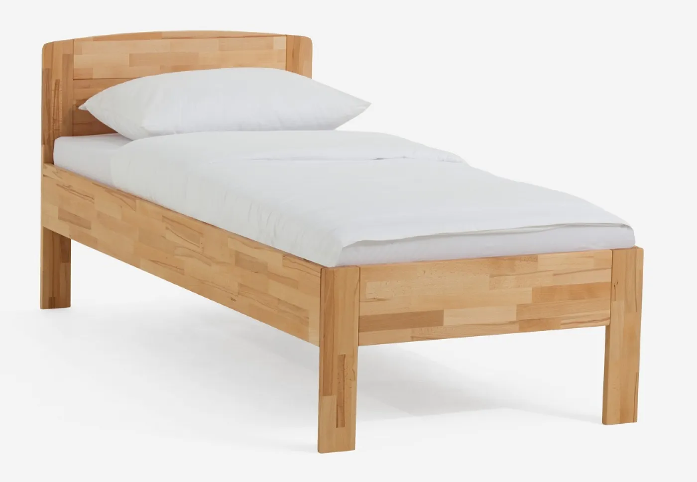 Holzbett massiv Jasmine | Kernbuche geölt | verschiedene Größen