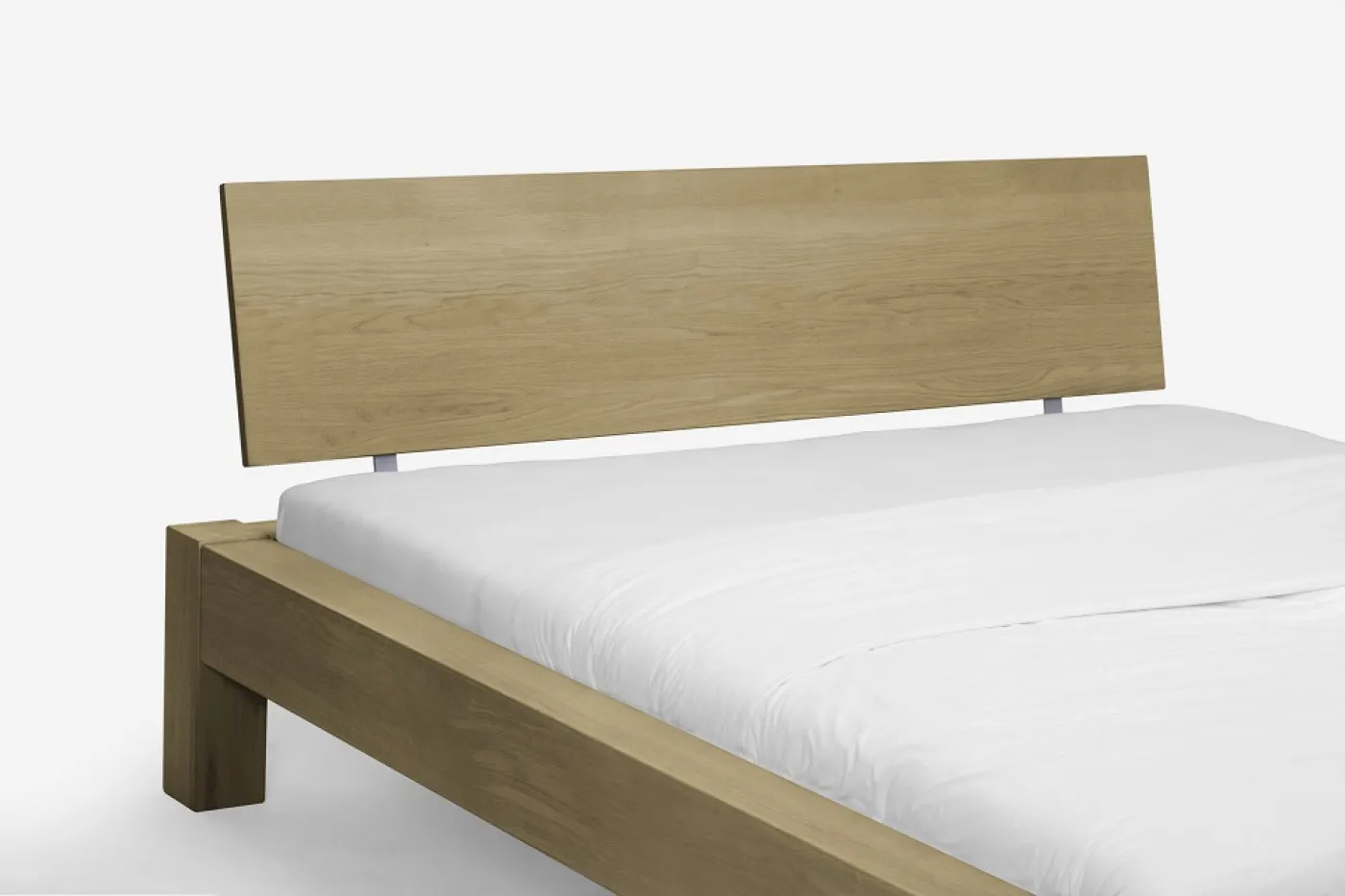 Holzbett massiv Lotus | Wildeiche Honig geölt | verschiedene Größen 160x210 Kopfteil 2