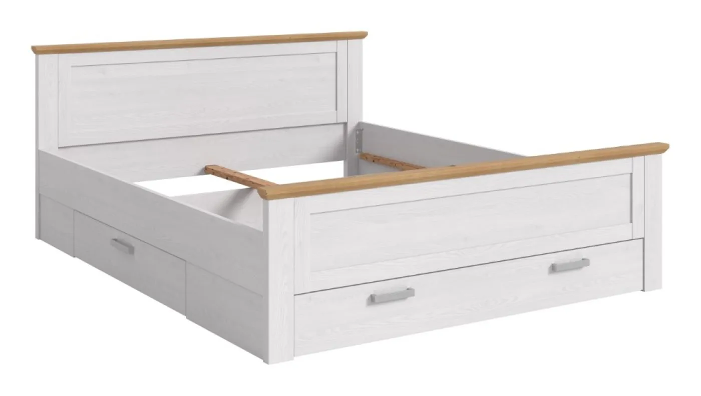 Holzbett Verona | mit Auszügen | Artisan / Sibiu Lärche