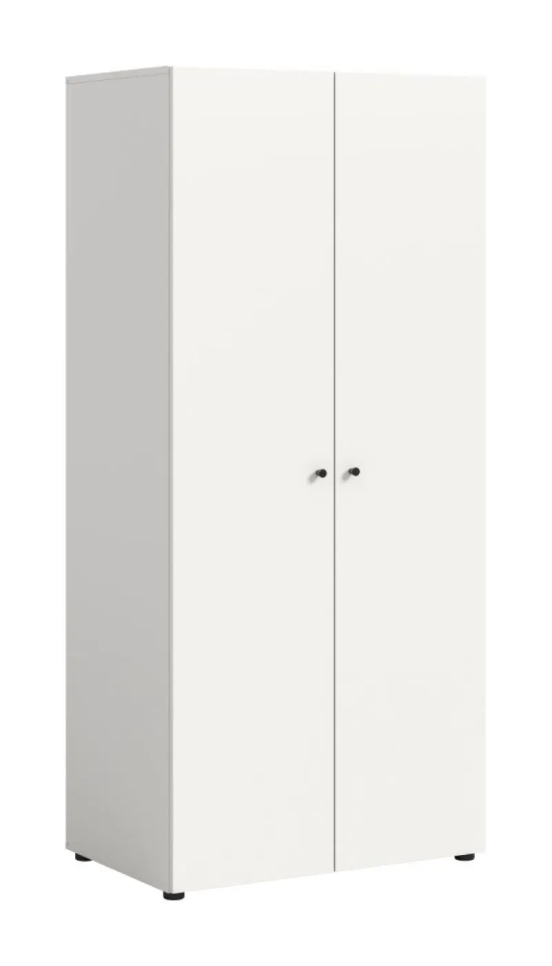 Kleiderschrank Darwin | mit 2 Türen | weiß