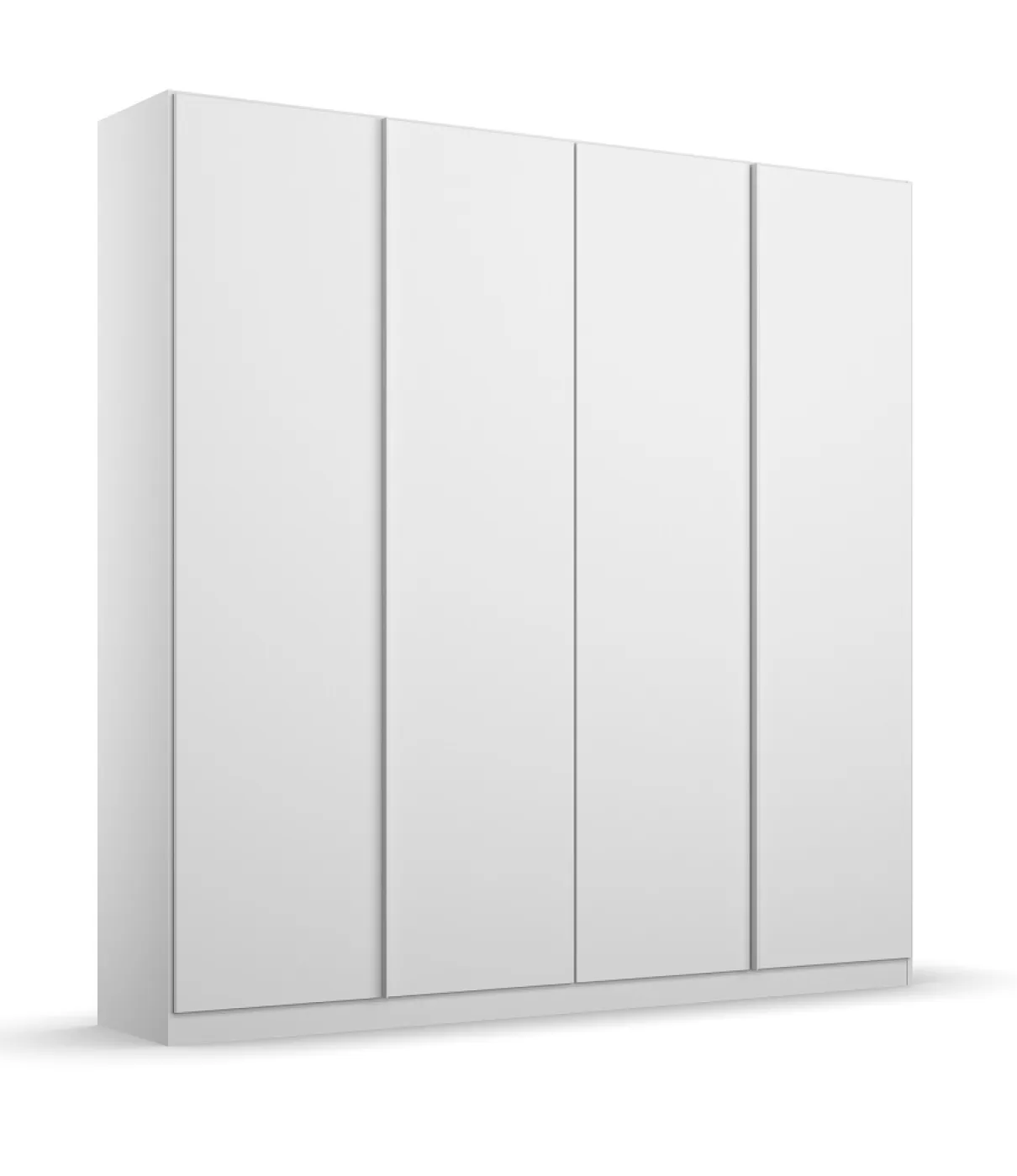Kleiderschrank Drehtürenschrank Monostar | 4-türig | Alpinweiß 181 x 210 x 54 cm