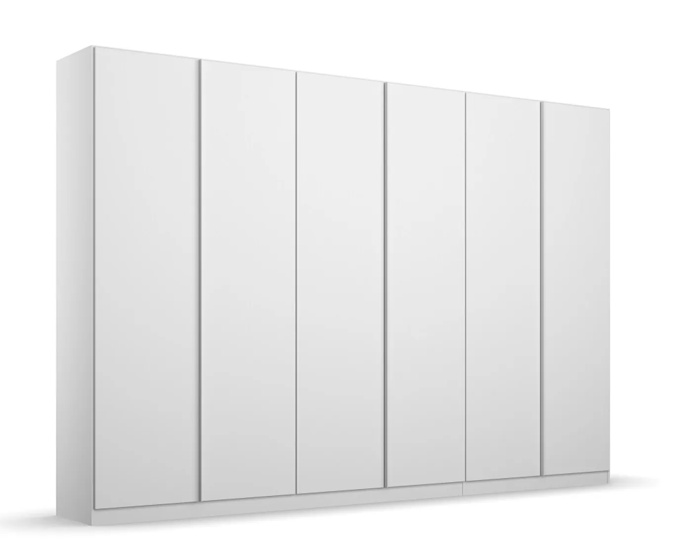 Kleiderschrank Drehtürenschrank Monostar | 6-türig | Alpinweiß 271 x 210 x 54 cm