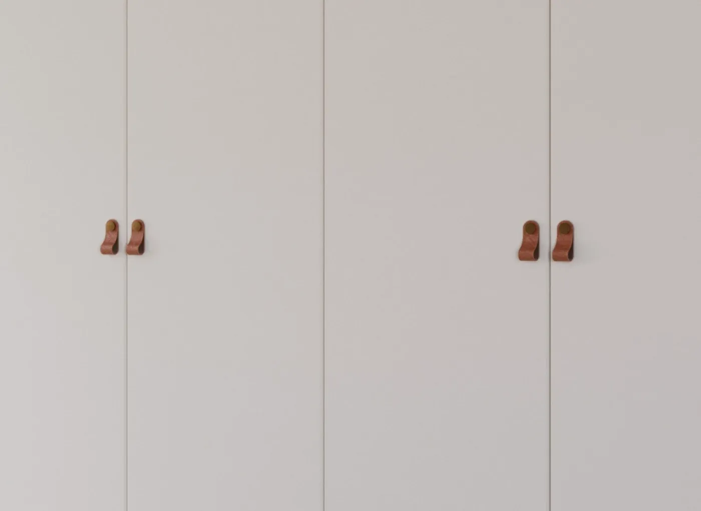 Kleiderschrank Drehtürenschrank Quadra-Spin | 4-türig | mit Schubkästen | alpinweiß / Eiche Artisan | 181x210 | Griff Homey