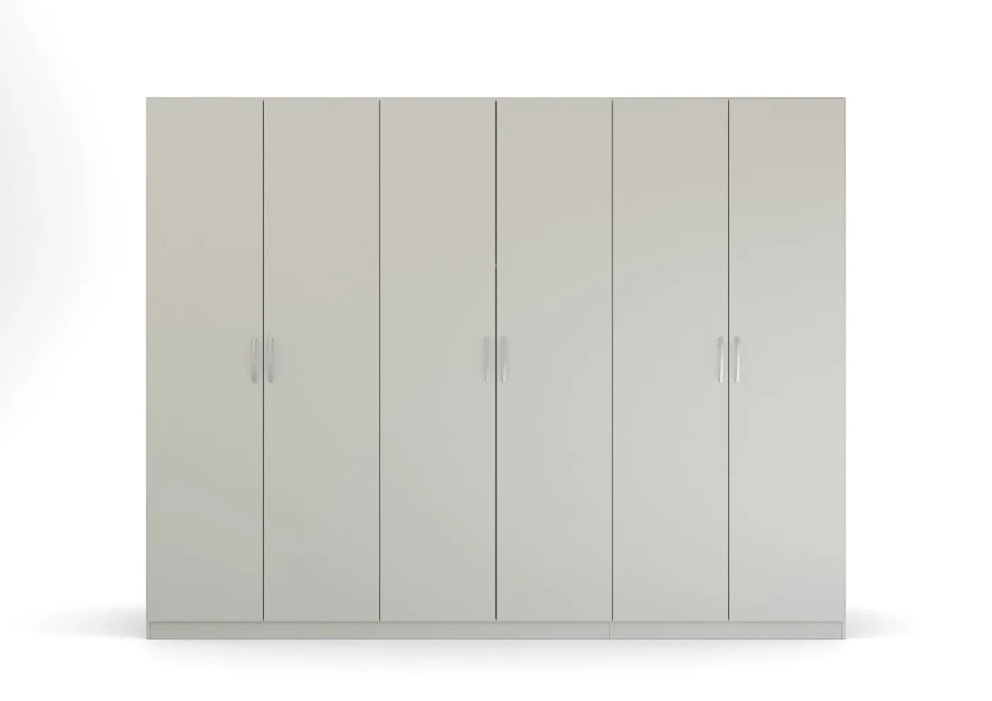 Kleiderschrank Drehtürenschrank Quadra-Spin | seidengrau | verschiedene Größen