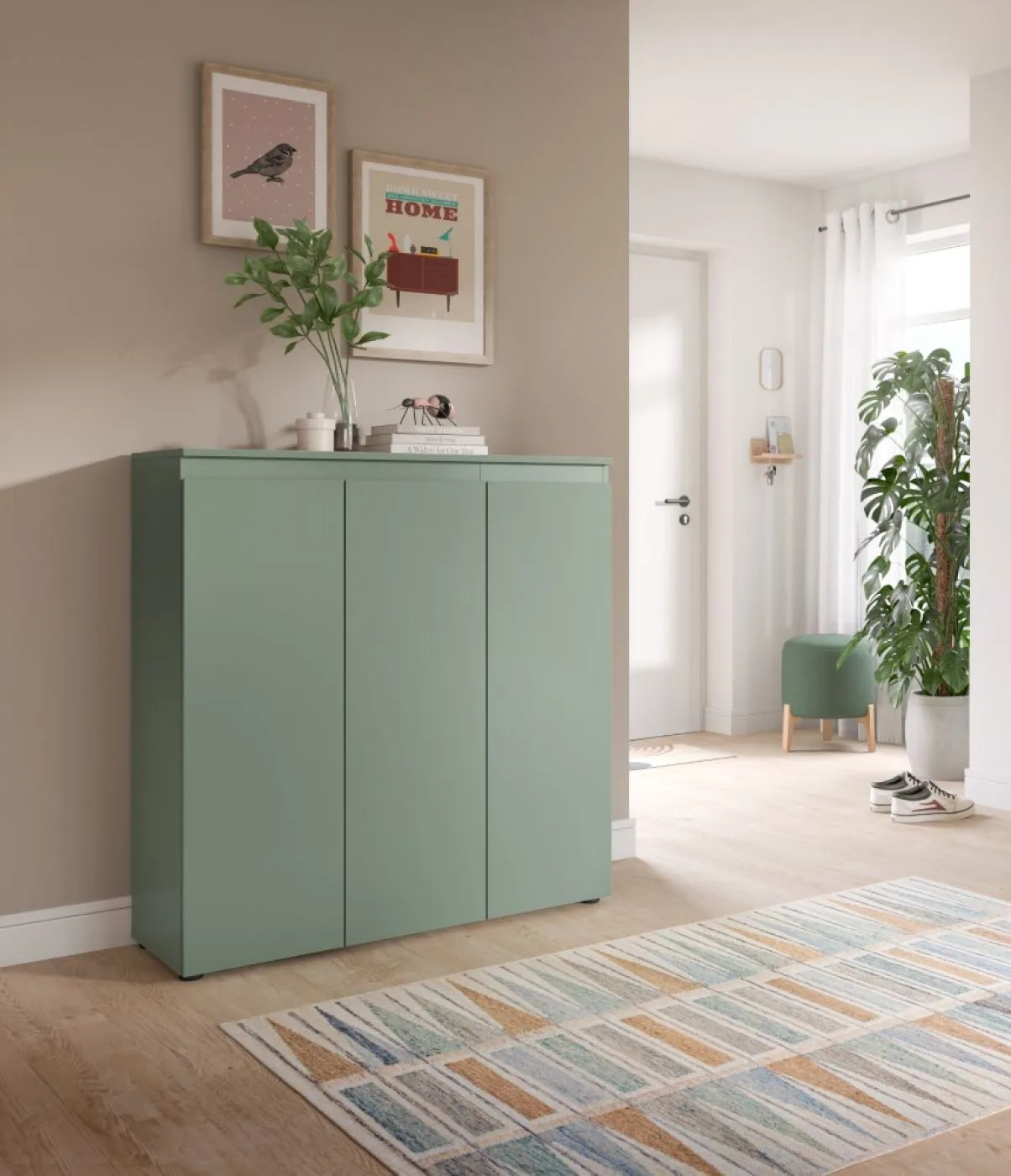 Kommode Scarpa | 105 x 110cm | Smoke green