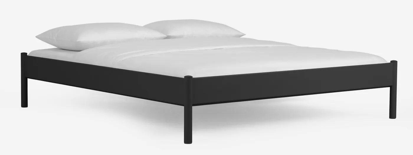 Metallbett Iris 3 | schwarz Struktur | 100x220
