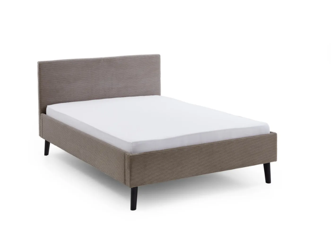 Polsterbett Avola | Cord | taupe braun | 140/180 x 200 cm | verschiedene Größen