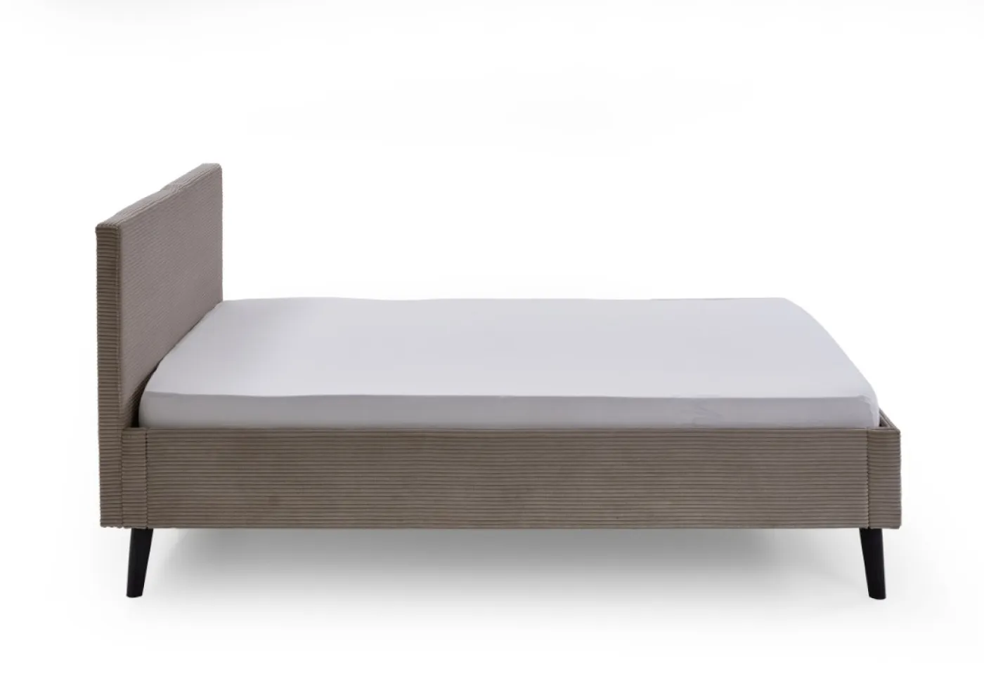 Polsterbett Avola | Cord | taupe braun | 140/180 x 200 cm | verschiedene Größen