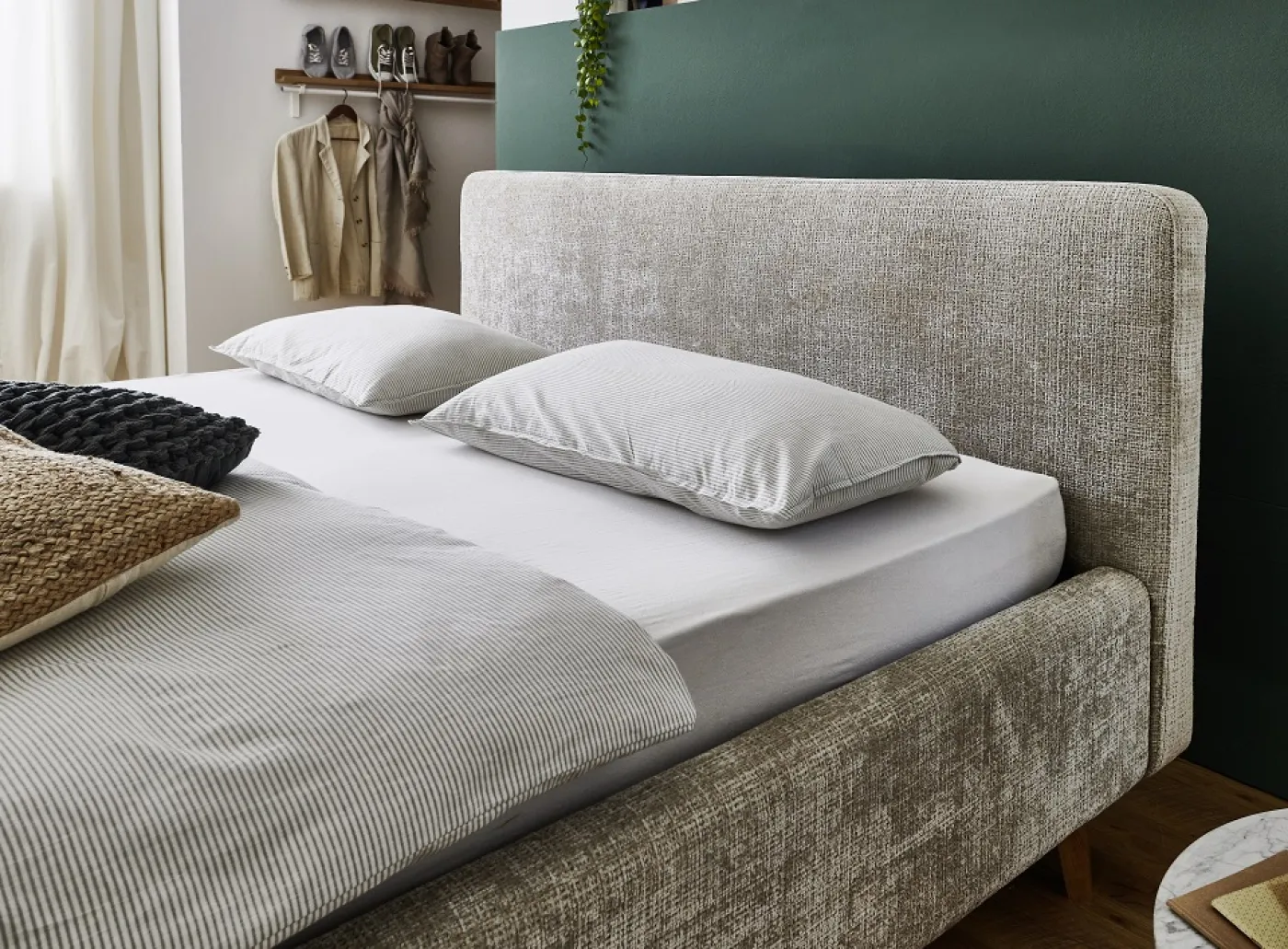 Polsterbett Mattis | beige 3 | 140/160/180 x 200 cm | verschiedene Größen