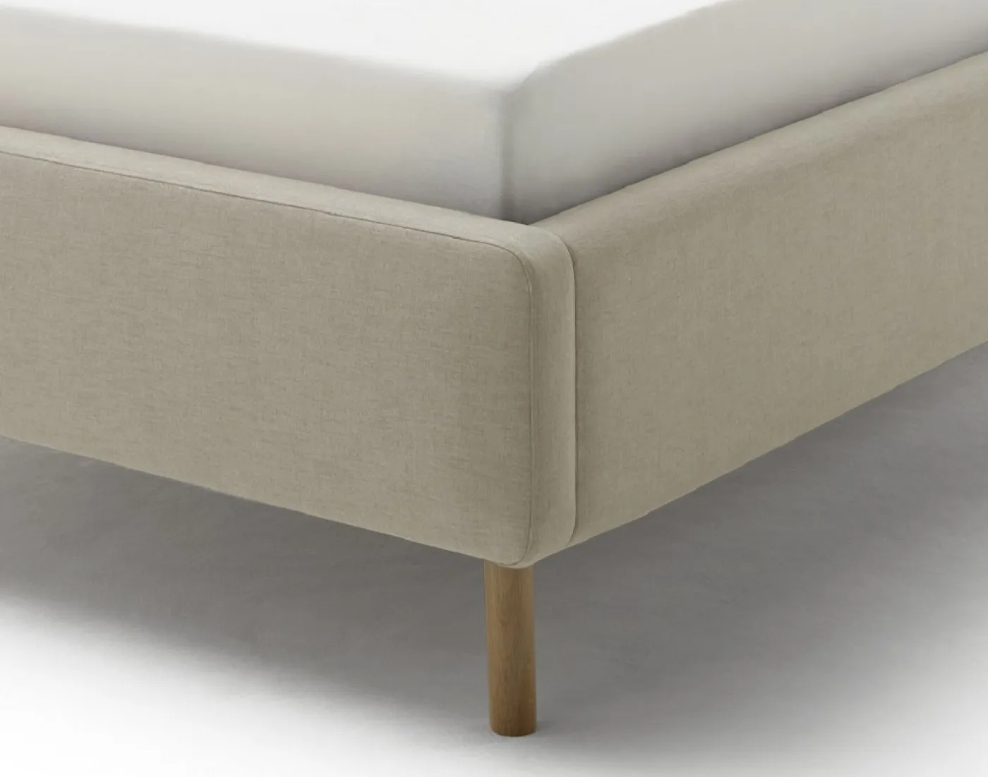 Polsterbett Mattis | taupe | 140/160/180 x 200 cm | verschiedene Größen