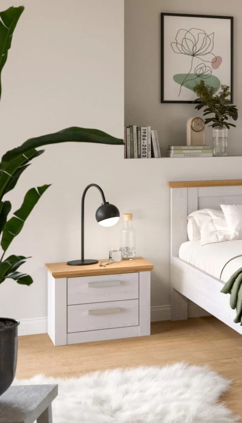 Schlafzimmer-Set Verona 2 | 3-teilig | mit Bettkastenauszügen | Artisan / Sibiu Lärche