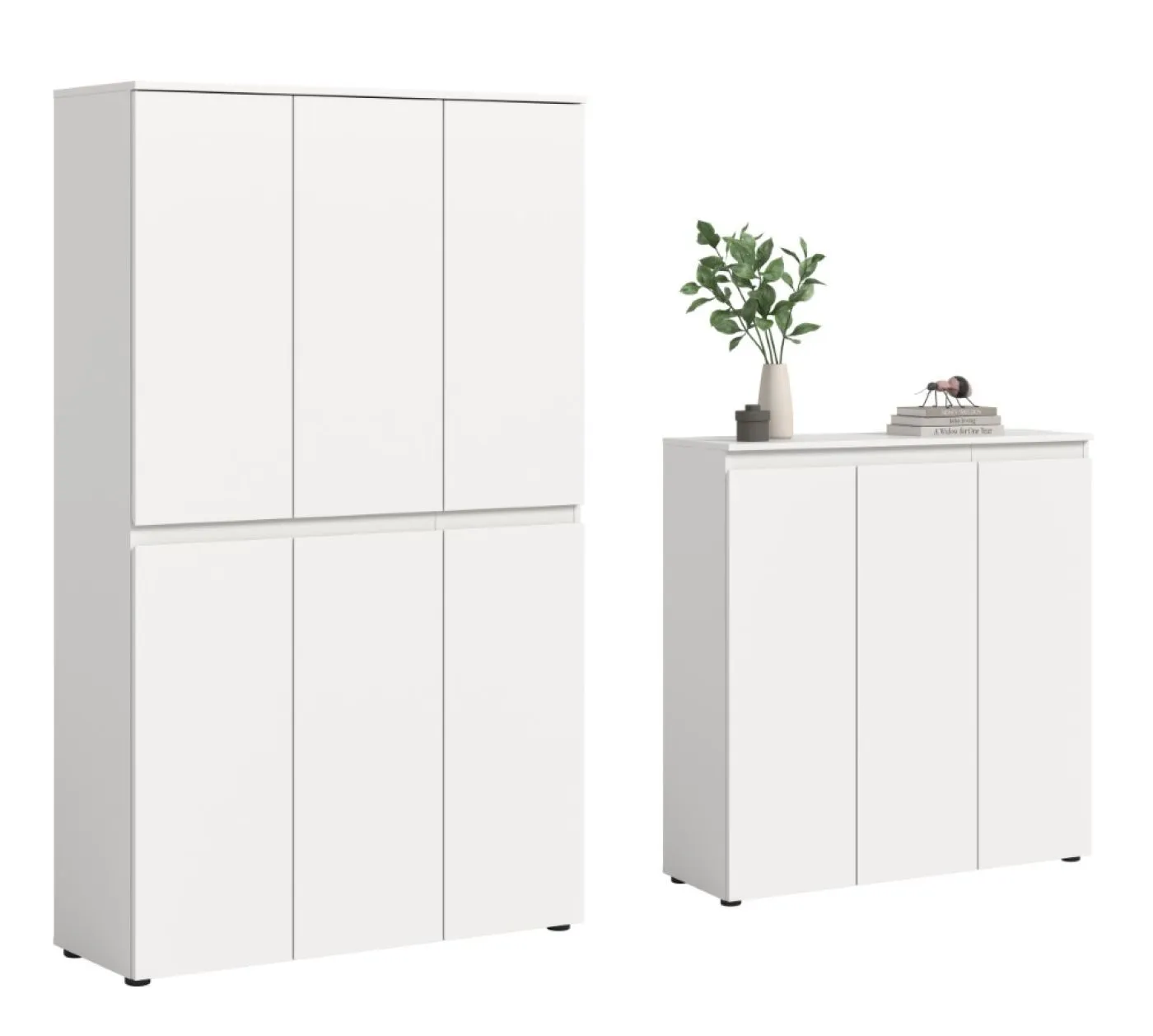 Schrankkombination Scarpa 2 | 2-teilig | weiß