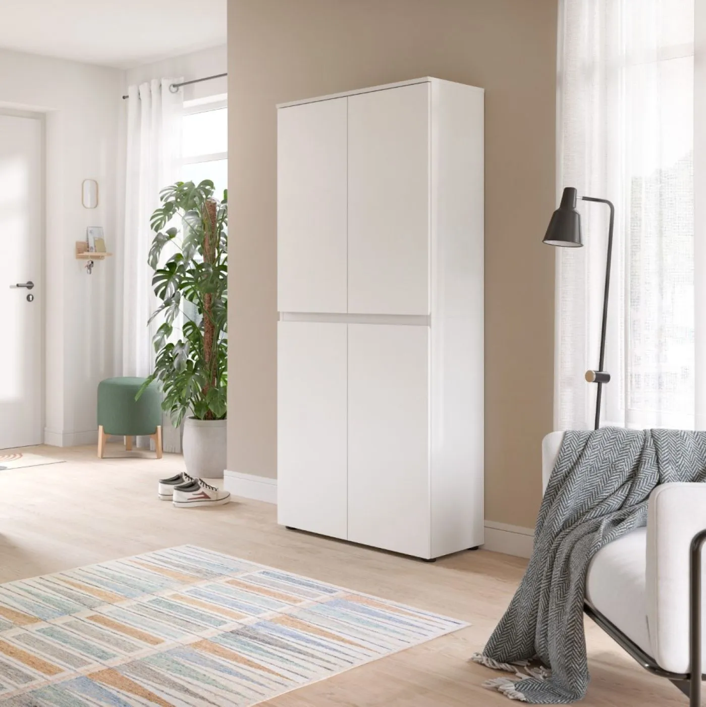 Schrankkombination Scarpa | 2-teilig | weiß