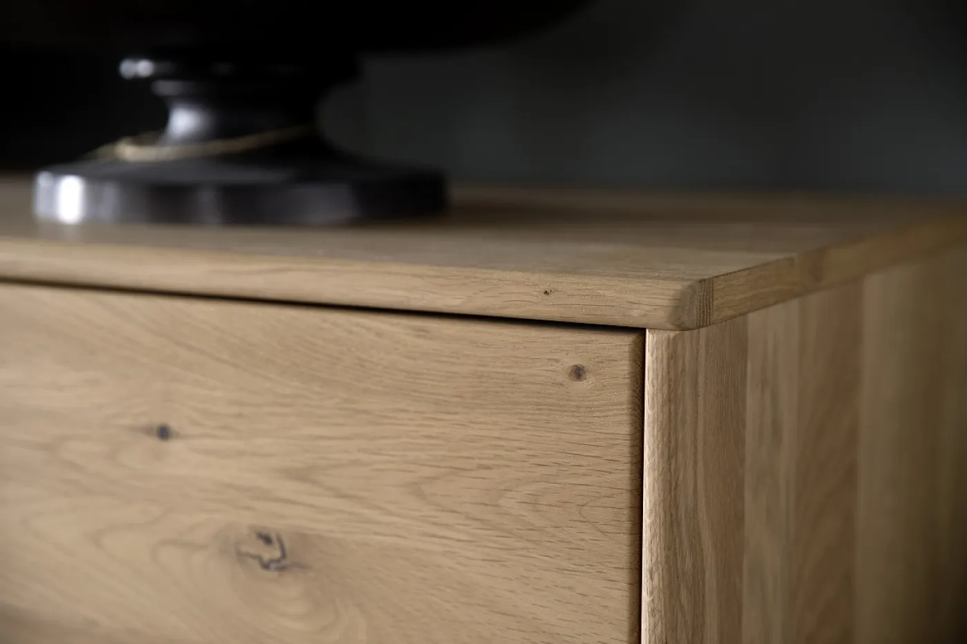 Sideboard Portland | Asteiche Bianco | ohne Beleuchtung
