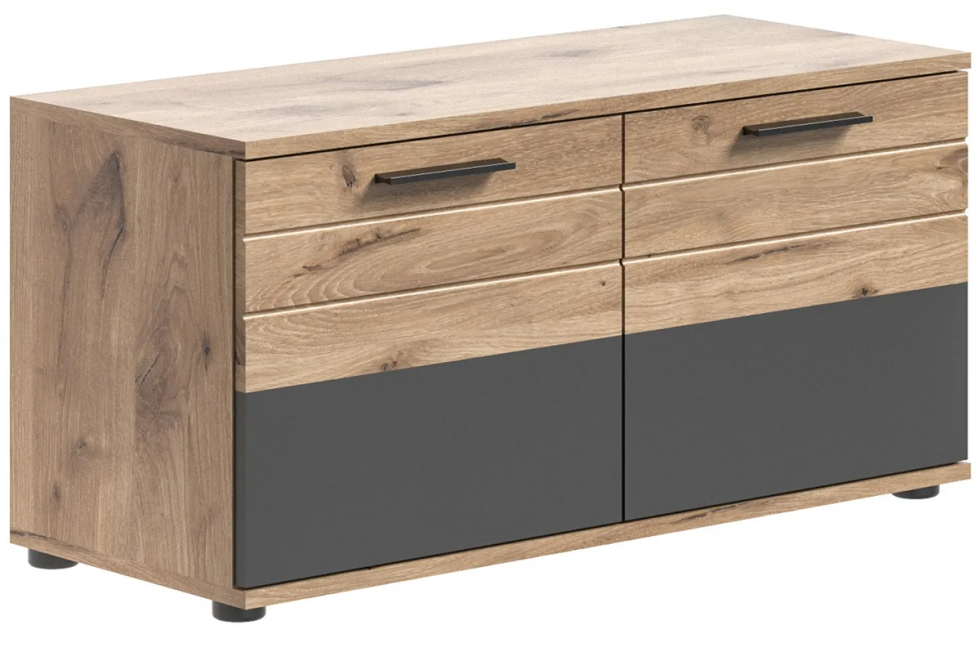 Sitzbank Mason | Nox Oak / Basalt grau