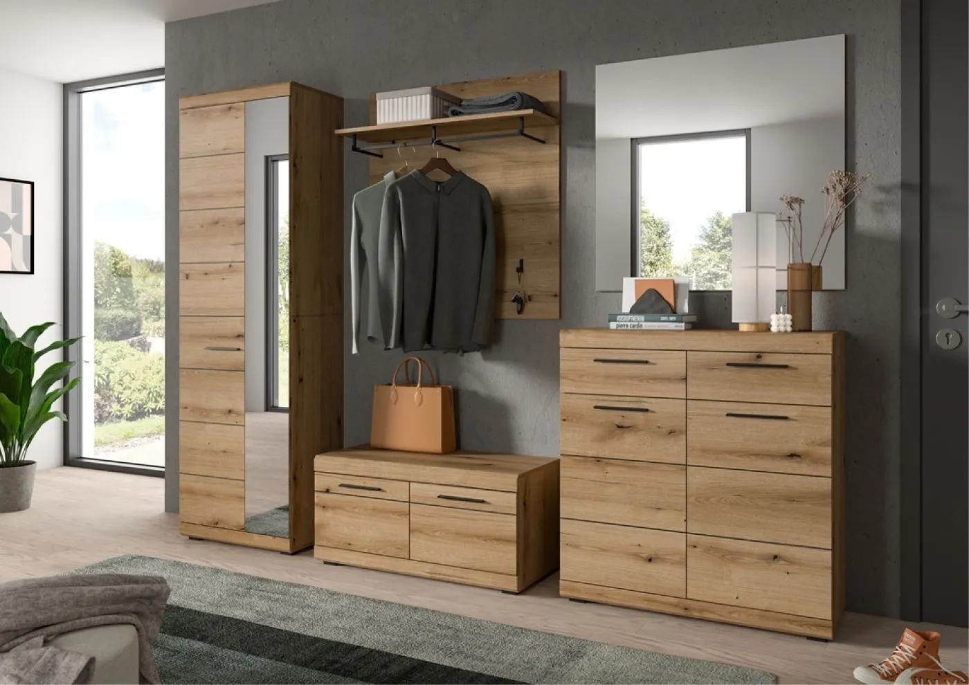Sitzbank Scout | Evoke Oak | optional Sitzkissen