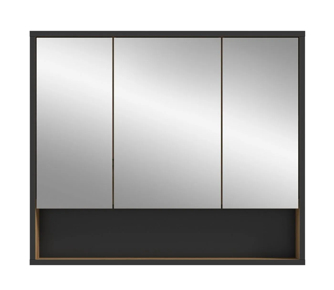 Spiegelschrank Bagno | mit offenem Fach | Artisan Oak ohne