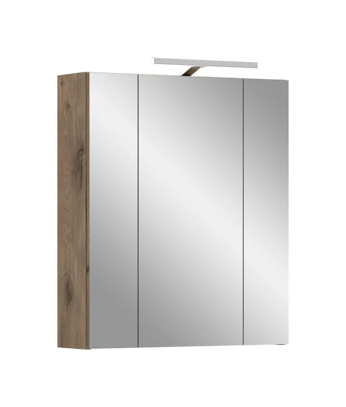 Spiegelschrank inkl. Beleuchtung Ice | Nox Oak