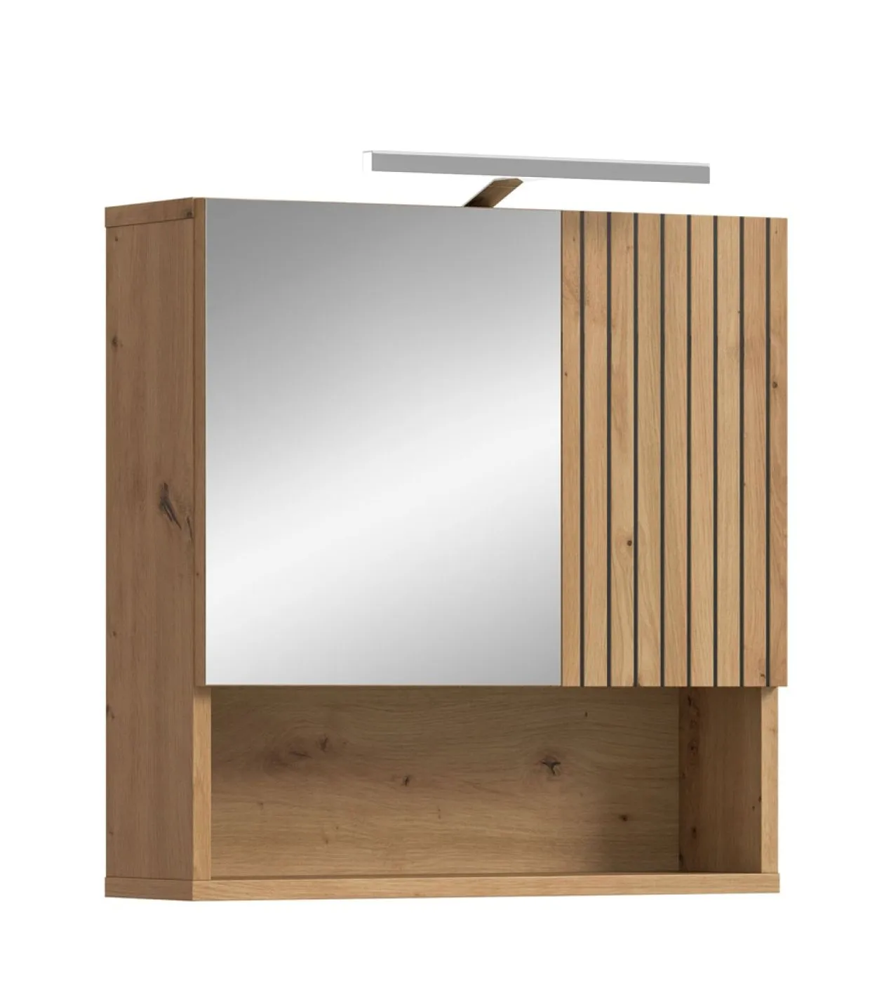 Spiegelschrank Mone | mit offenem Fach | Artisan Oak