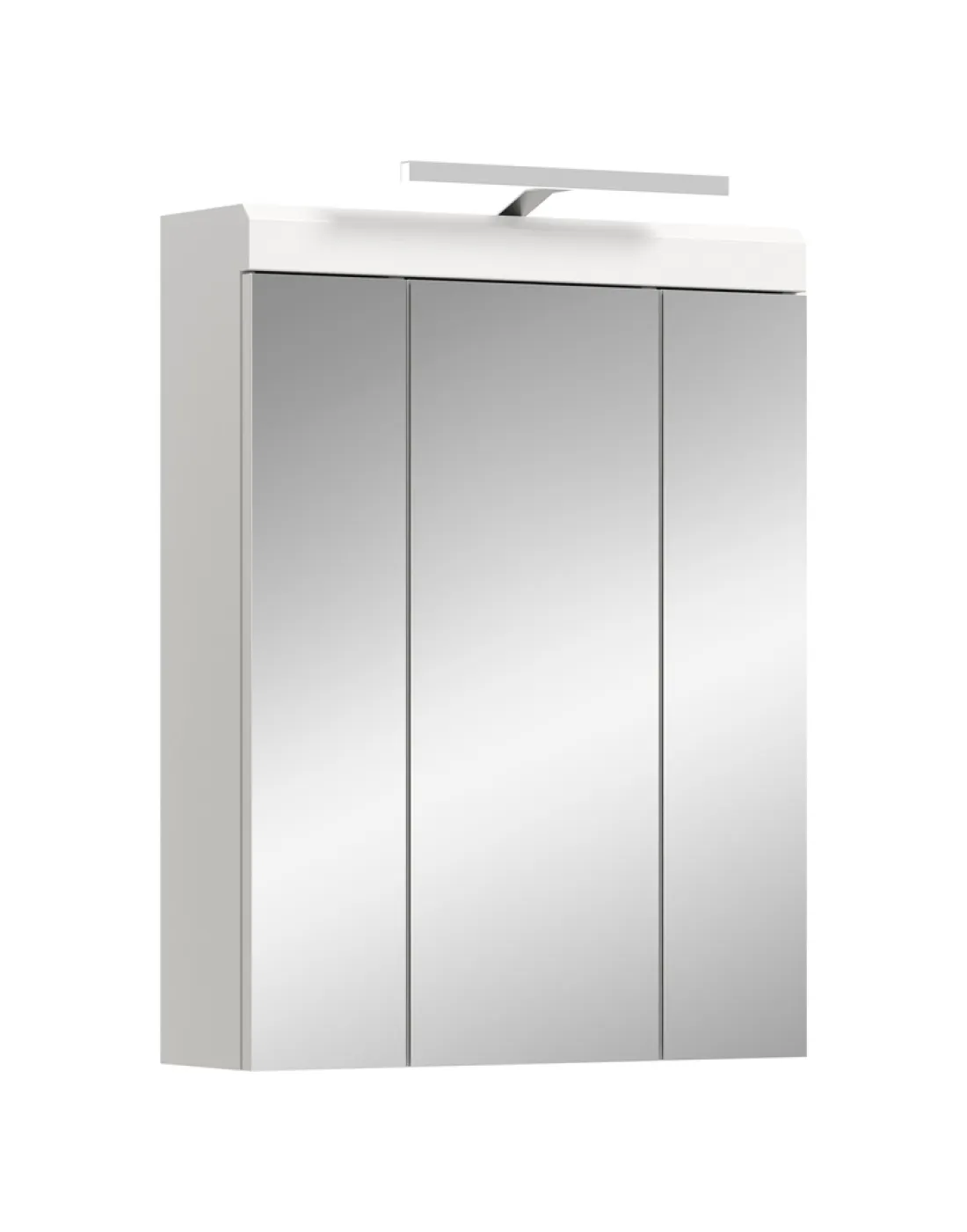 Spiegelschrank Scout | weiß Hochglanz / weiß | inkl. Beleuchtung