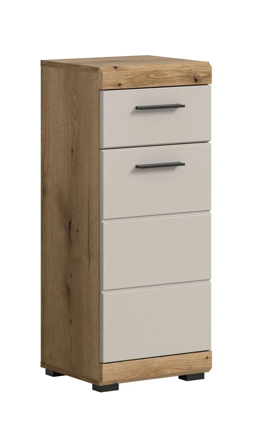 Standschrank Scout | mit Schubkasten | Kaschmir / Evoak Oak