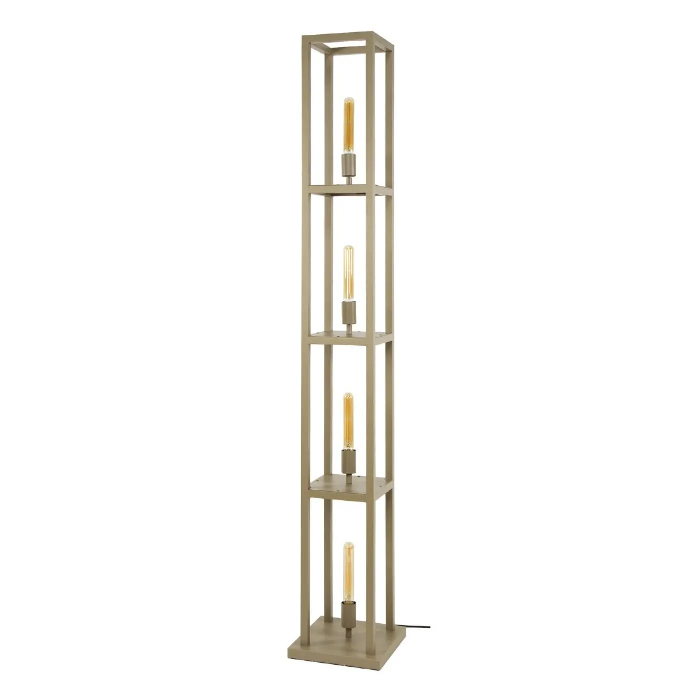 Stehlampe Story | 4 Leuchten | Metall | beige | 160 cm