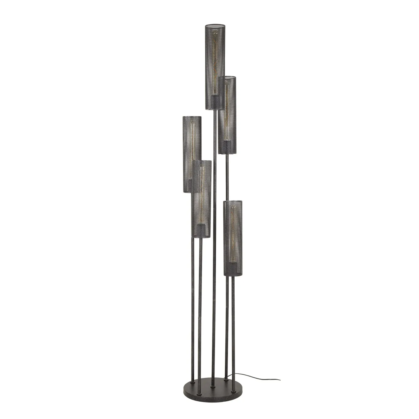 Stehleuchte Baro 5 Lampen | Metall | Artic schwarz