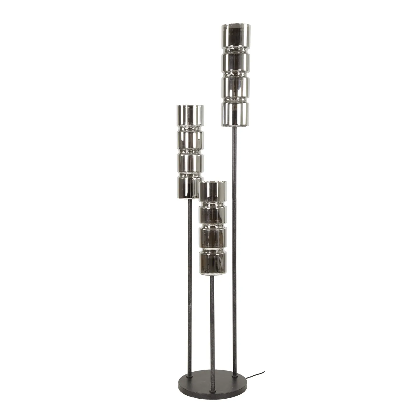 Stehleuchte Charle 3 Lampen | Metall | Artic schwarz