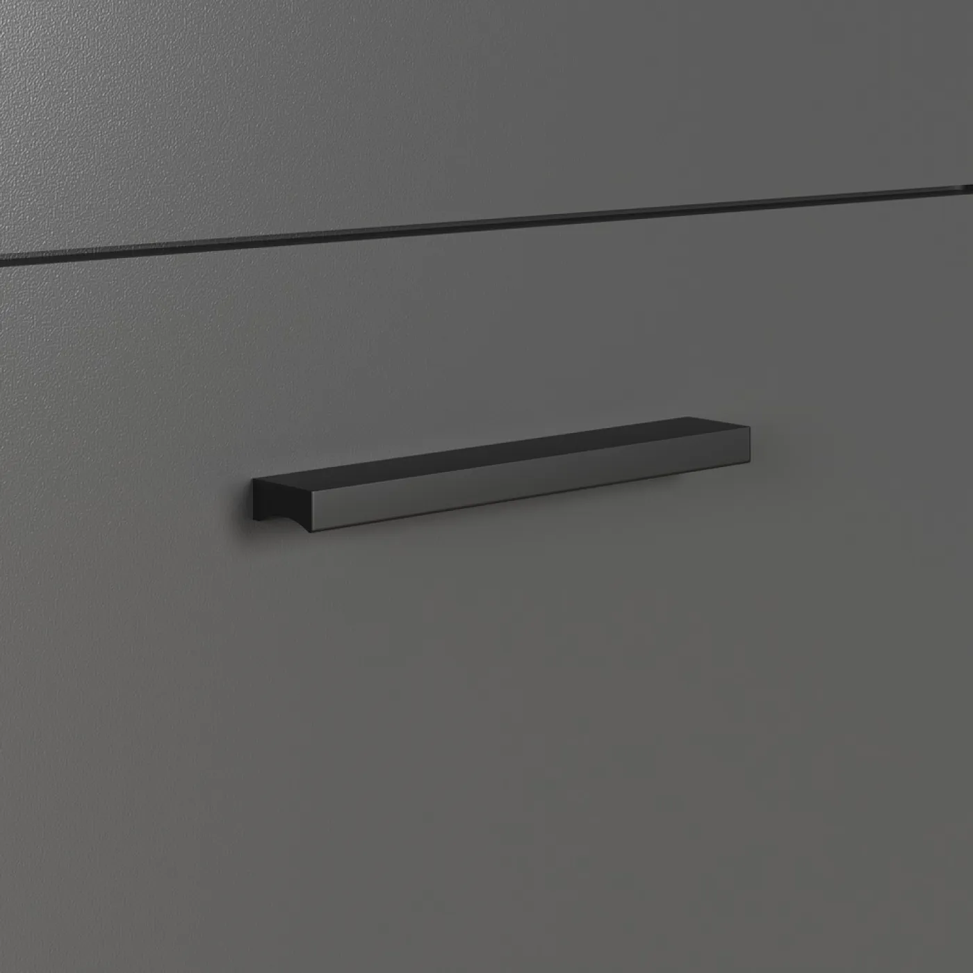 TV-Board Lowboard Esteban | Anthrazit / Coast Evoke Oak 2er Set LED Unterbauspot