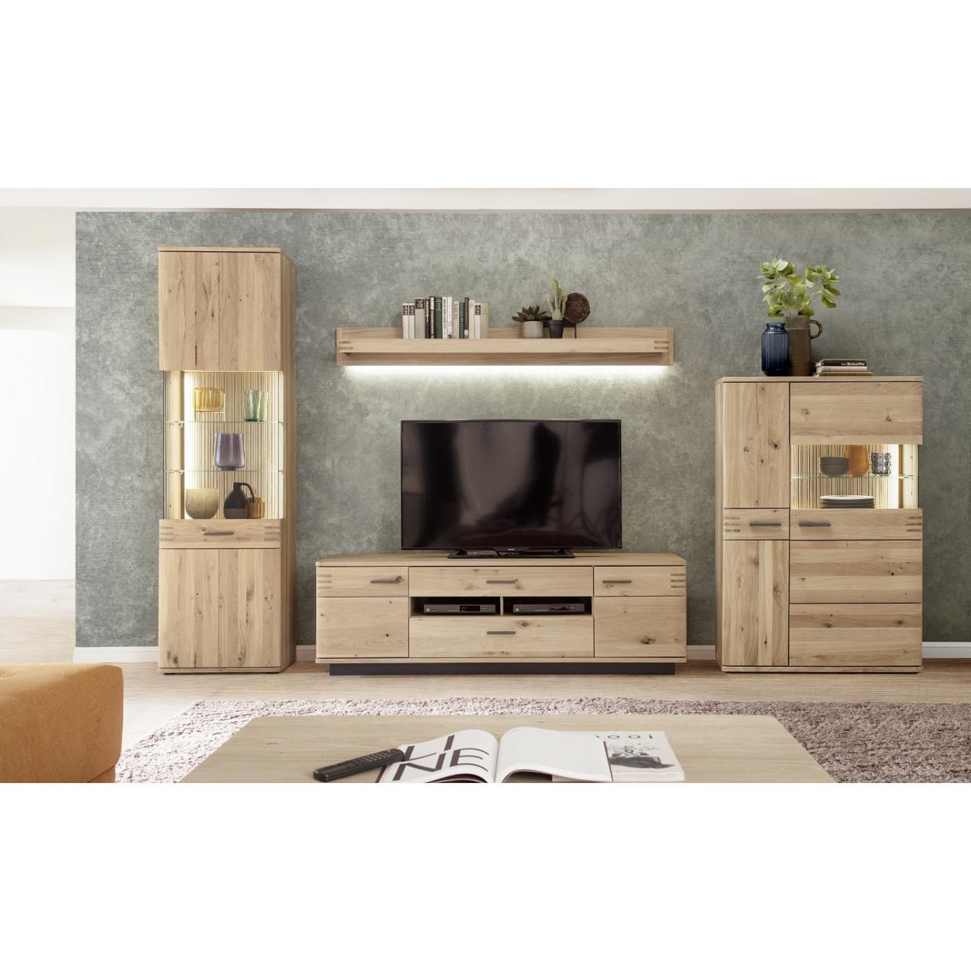 TV-Board Salvador klein | Eiche Bianco