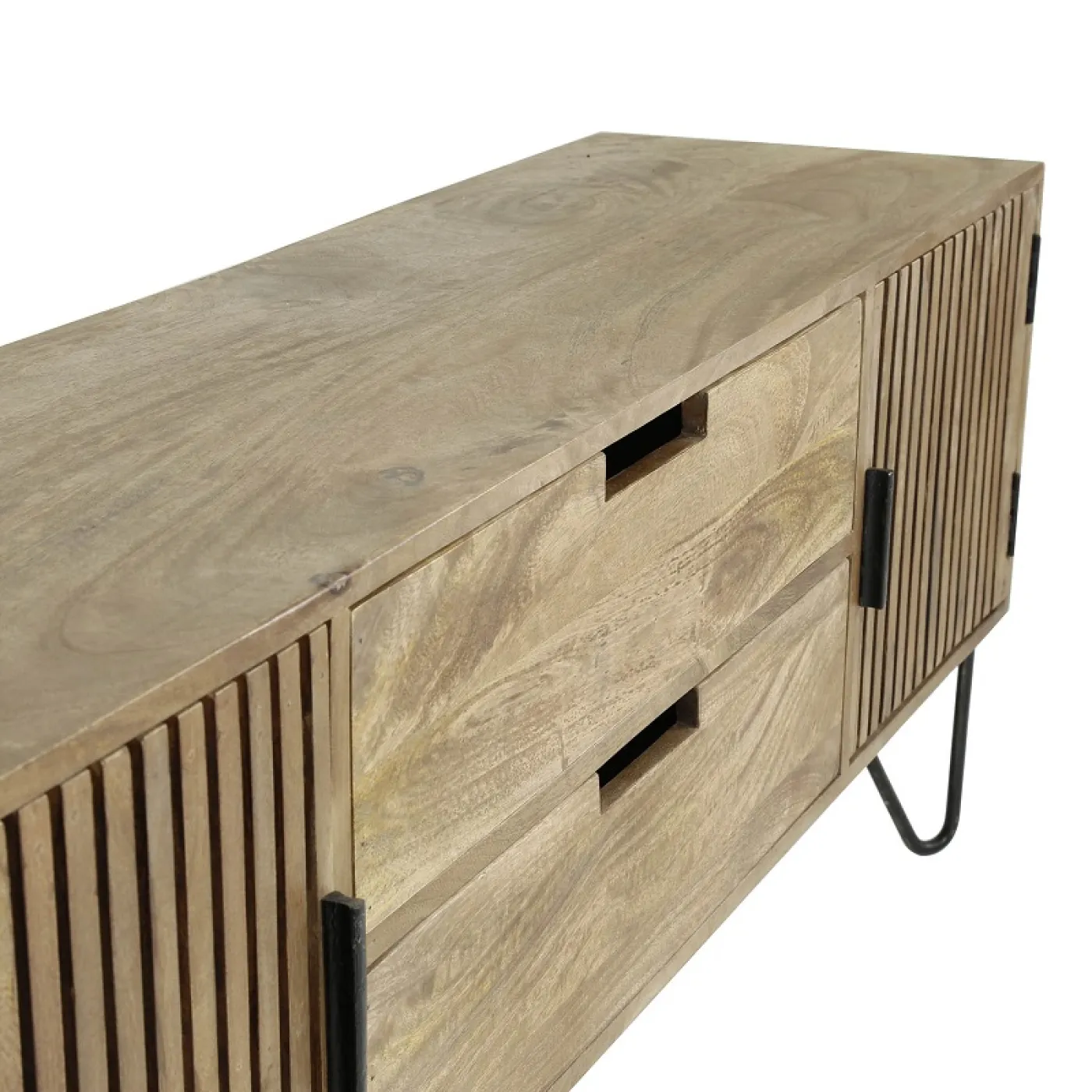 TV-Lowboard Dwina | 135 cm | Mangoholz | Sandfarben