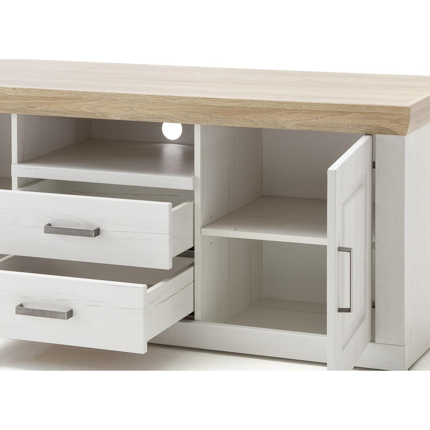 TV-Lowboard I Brixen | Landhaus modern | Pinie Aurelio / Grandson Oak