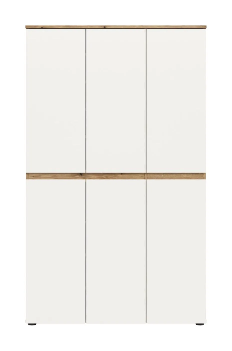 Universalschrank Scarpa | 105 x 175cm | weiß / Evoke Eiche