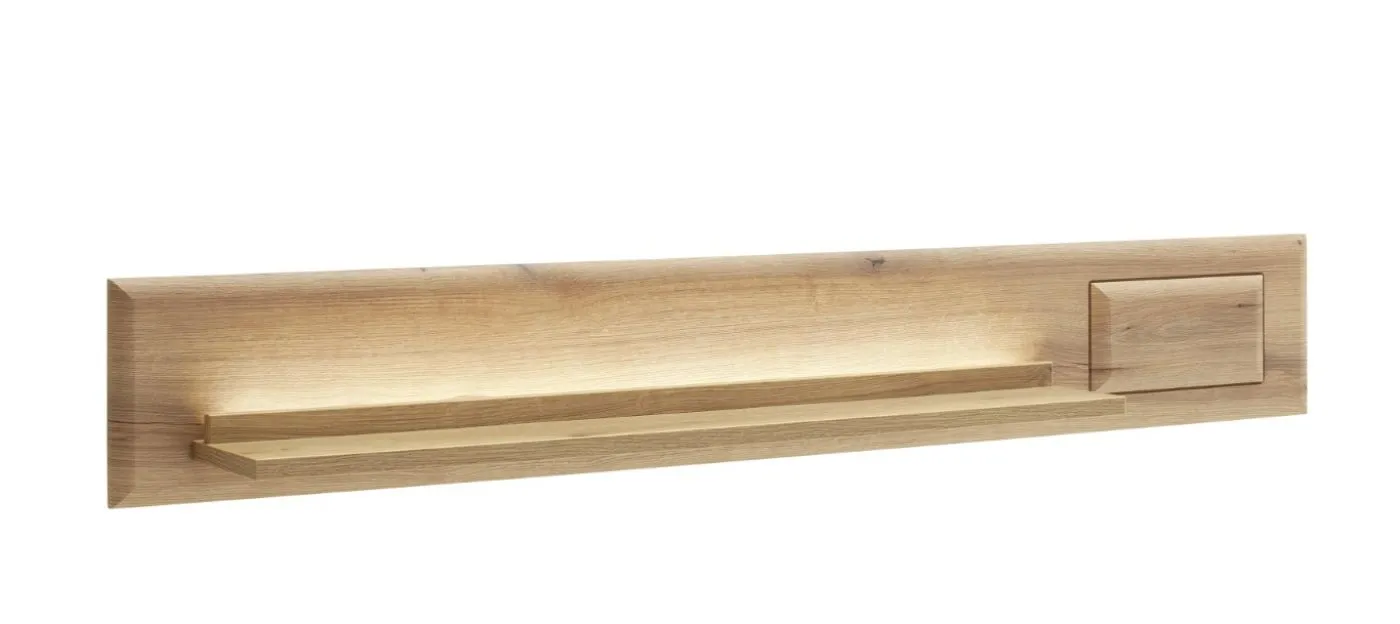 Wandboard Naxos | Eiche Evoke | LED Beleuchtung