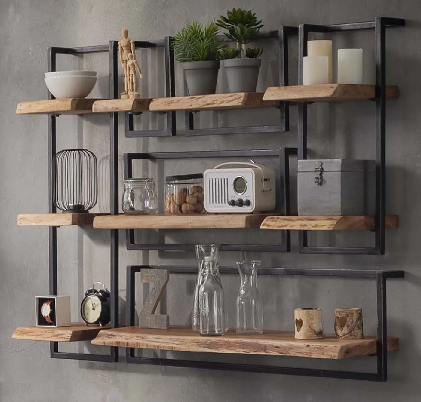 Wandboard Wandregal Shani 4 | Akazie massiv