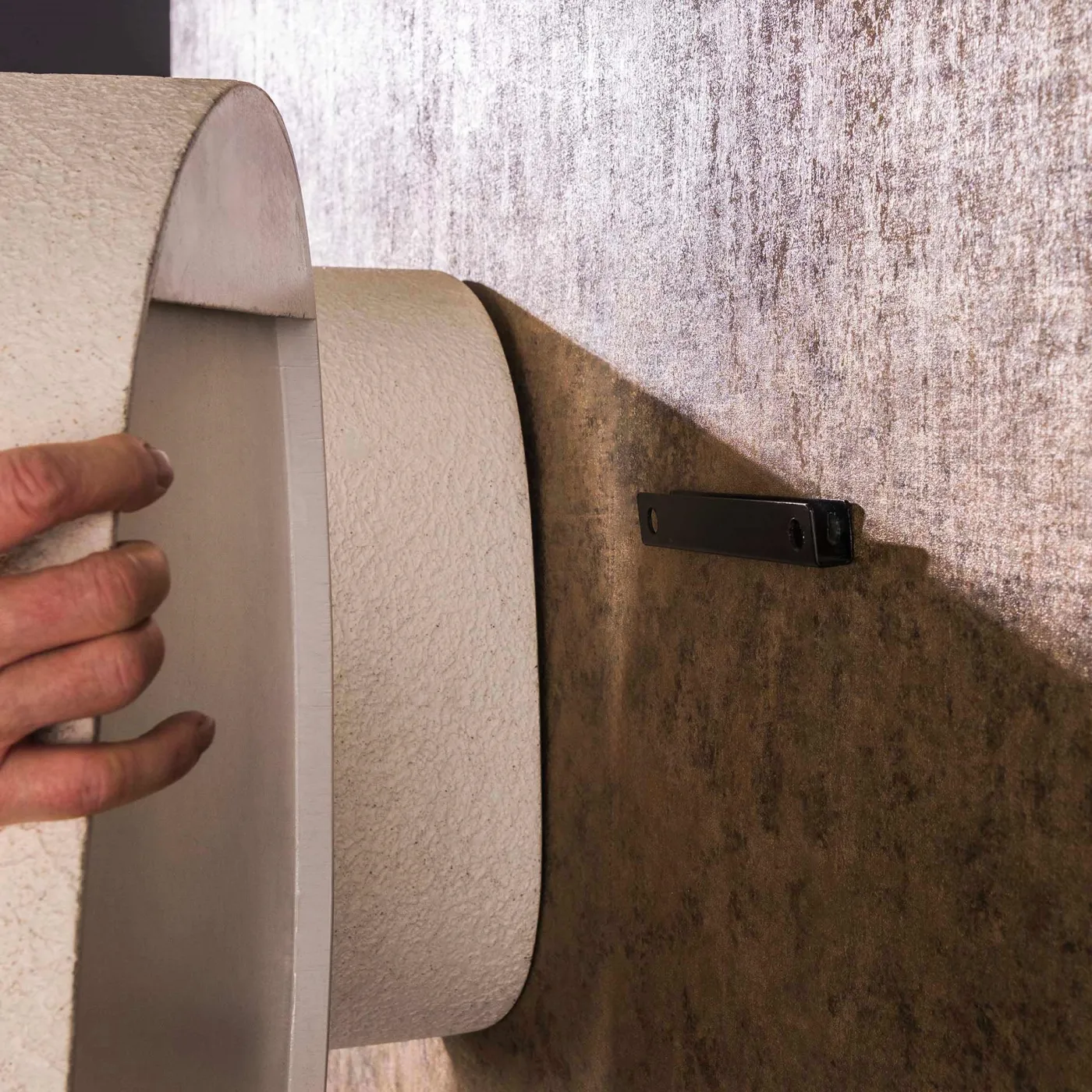 Wandregal Cusco | Marmorcomposit | beige | 42x45