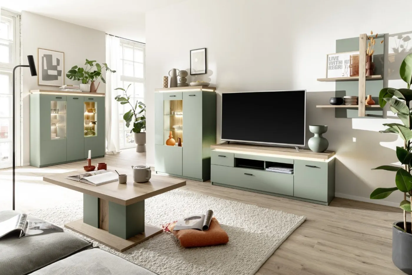 Wandregal Wandboard Moniza | Eiche Evoke