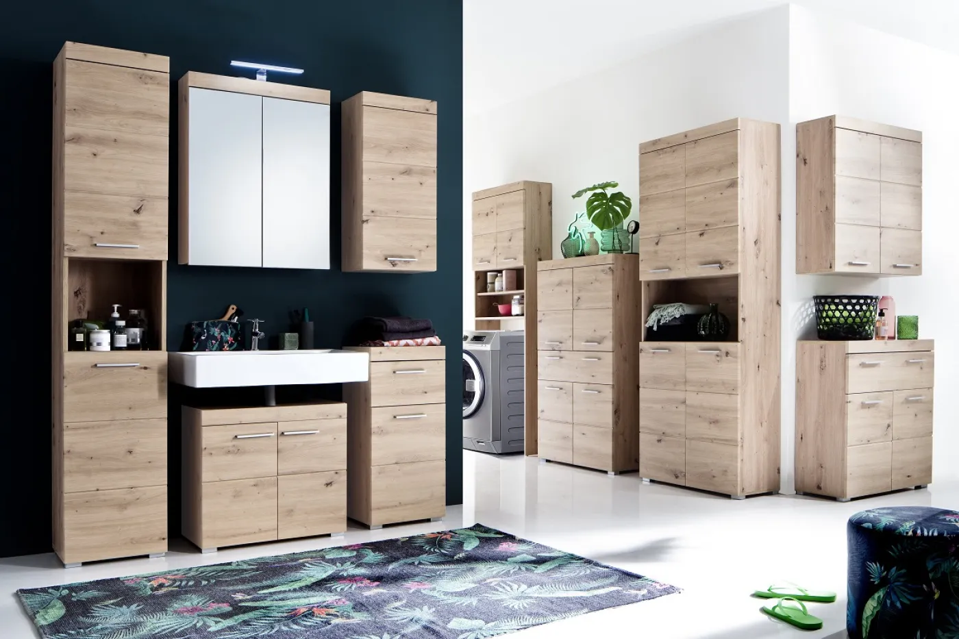 Waschbeckenunterschrank Amanda | Waschtisch | Eiche Asteiche