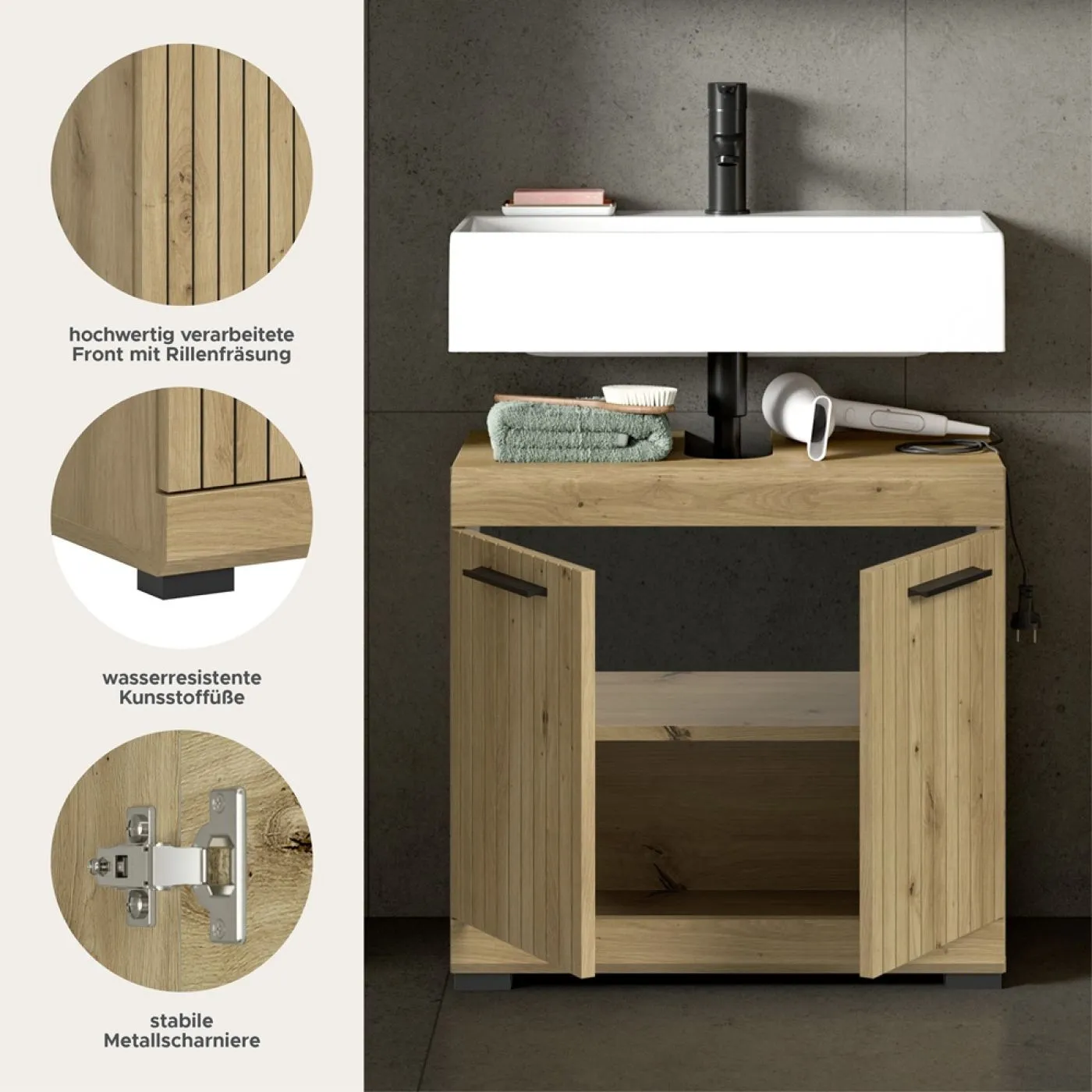 Waschbeckenunterschrank Scout | Artisan Eiche
