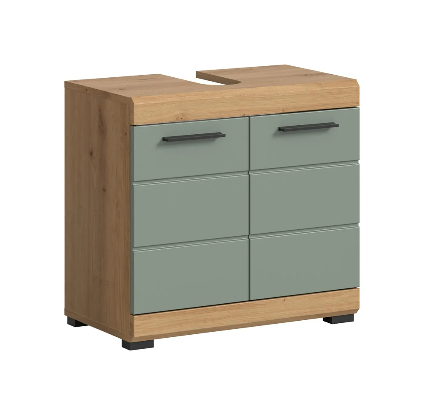 Waschbeckenunterschrank Scout | Salbei / Artisan Eiche