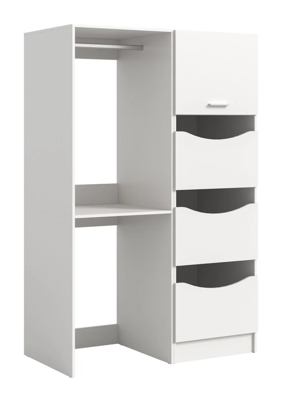 Waschmaschinenschrank Set Free 5 | weiß | 2-teilig