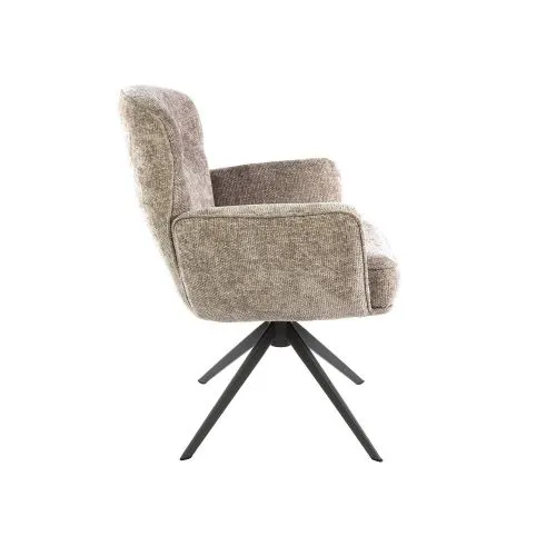 2er Set Sessel Duba | drehbar | Sandfarbe